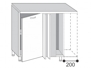 2.10.1у Шкаф-стол, УНИ в Миассе - miass.mebel74.com | фото