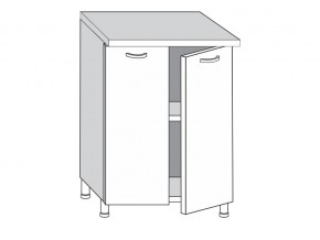 2.60.2 Шкаф-стол на 600мм с 2-мя дверцами в Миассе - miass.mebel74.com | фото