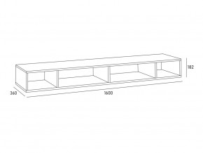 Антресоль MODUL 1600 в Миассе - miass.mebel74.com | фото 2