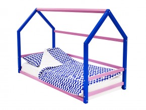 Детская кровать-домик Монтессори Svogen синий-лаванда в Миассе - miass.mebel74.com | фото