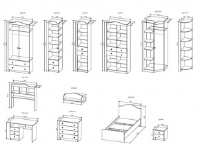 Детская Сканди с комодом в Миассе - miass.mebel74.com | фото 2