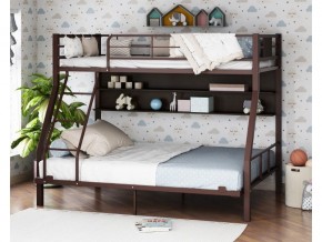 Двухъярусная кровать Гранада-1П 140 коричневый в Миассе - miass.mebel74.com | фото