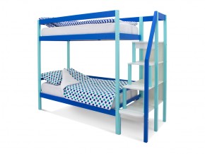 Двухъярусная кровать Svogen мятно-синий в Миассе - miass.mebel74.com | фото