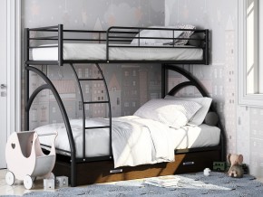 Двухъярусная кровать Виньола-2 Я черный в Миассе - miass.mebel74.com | фото