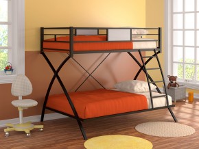 Двухъярусная кровать Виньола Черная в Миассе - miass.mebel74.com | фото