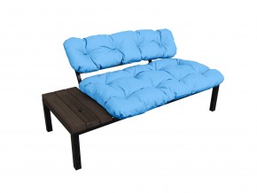 Диван Дачный со столиком голубая подушка в Миассе - miass.mebel74.com | фото