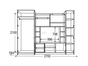 Гостиная Александра 10 ясень анкор в Миассе - miass.mebel74.com | фото 2