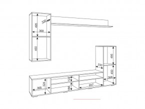 Гостиная Альфа Графит софт в Миассе - miass.mebel74.com | фото 2