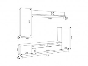 Гостиная Альфа Графит софт в Миассе - miass.mebel74.com | фото 3