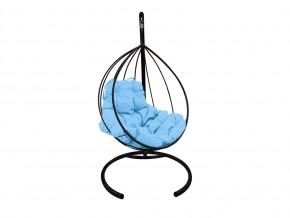 Кокон Капля без ротанга голубая подушка в Миассе - miass.mebel74.com | фото