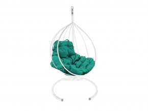 Кокон Капля без ротанга зелёная подушка в Миассе - miass.mebel74.com | фото