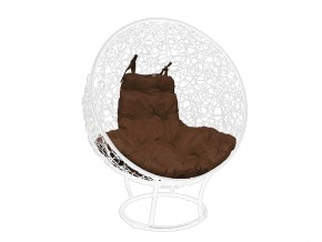 Кокон Круглый на подставке с ротангом коричневая подушка в Миассе - miass.mebel74.com | фото