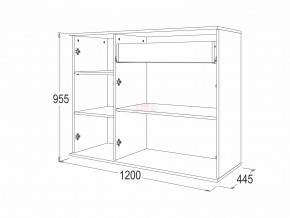 Комод 10 фант венге-млечный дуб в Миассе - miass.mebel74.com | фото 2