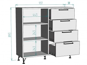 Комод Лофт K100 в Миассе - miass.mebel74.com | фото 3