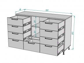 Комод Лофт K82 в Миассе - miass.mebel74.com | фото 3