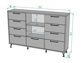 Комод Лофт K98 в Миассе - miass.mebel74.com | фото 3