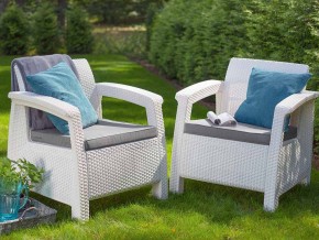 Комплект кресел Yalta Double Seat белый в Миассе - miass.mebel74.com | фото