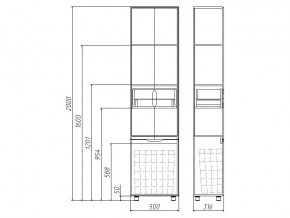 Комплект мебели для ванной 3D 100 в Миассе - miass.mebel74.com | фото 3