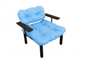 Кресло Дачное голубая подушка в Миассе - miass.mebel74.com | фото