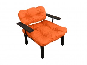 Кресло Дачное оранжевая подушка в Миассе - miass.mebel74.com | фото