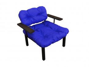 Кресло Дачное синяя подушка в Миассе - miass.mebel74.com | фото