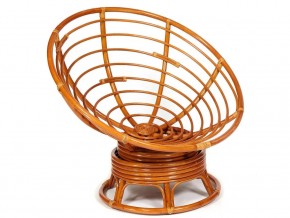 Кресло-качалка Papasan w 23/01 B с подушкой Cognac, флок Олива в Миассе - miass.mebel74.com | фото 4