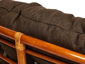 Кресло-качалка Papasan w 23/01 B с подушкой Cognac, ткань Коричневый в Миассе - miass.mebel74.com | фото 3