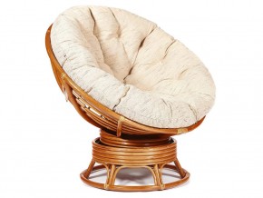 Кресло-качалка Papasan w 23/01 B с подушкой Cognac, ткань Старт в Миассе - miass.mebel74.com | фото