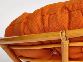 Кресло-качалка Papasan w 23/01 B с подушкой Honey, ткань Оранжевый в Миассе - miass.mebel74.com | фото 4