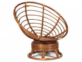 Кресло-качалка Papasan w 23/01 B с подушкой Pecan, ткань Оранжевый в Миассе - miass.mebel74.com | фото 2