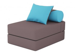 Кресло-кровать Коста Dimrose azure chocolate в Миассе - miass.mebel74.com | фото