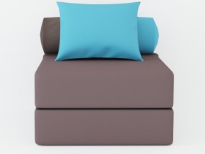 Кресло-кровать Коста Dimrose azure chocolate в Миассе - miass.mebel74.com | фото 3