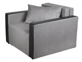 Кресло-кровать Милена с подлокотниками велюр серый в Миассе - miass.mebel74.com | фото 1