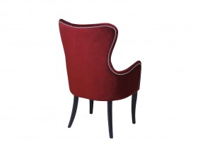 Кресло Лари цвет бордо опоры венге в Миассе - miass.mebel74.com | фото 3