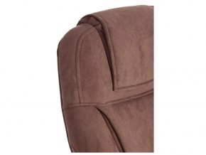 Кресло офисное Bergamo флок коричневый в Миассе - miass.mebel74.com | фото 5