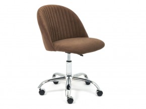Кресло офисное Melody флок коричневый в Миассе - miass.mebel74.com | фото 1