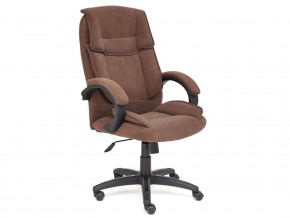 Кресло офисное Oreon флок коричневый в Миассе - miass.mebel74.com | фото
