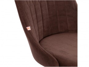 Кресло офисное Swan флок коричневый в Миассе - miass.mebel74.com | фото 4