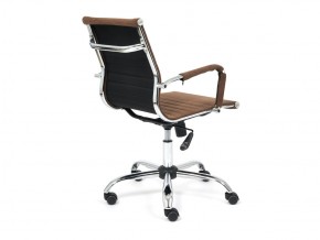 Кресло офисное Urban-low флок коричневый в Миассе - miass.mebel74.com | фото 3