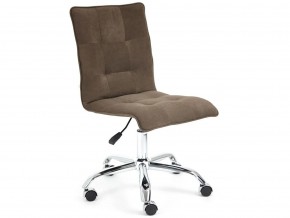 Кресло офисное Zero флок коричневый в Миассе - miass.mebel74.com | фото