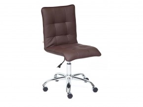 Кресло офисное Zero кожзам коричневый в Миассе - miass.mebel74.com | фото