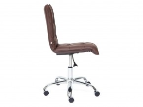 Кресло офисное Zero кожзам коричневый в Миассе - miass.mebel74.com | фото 3