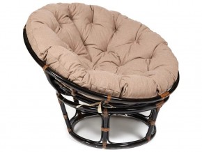 Кресло Papasan 23/01 W с подушкой Antique brown, экошерсть Коричневый в Миассе - miass.mebel74.com | фото