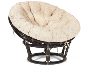 Кресло Papasan 23/01 W с подушкой Antique brown, ткань Старт в Миассе - miass.mebel74.com | фото 1