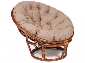 Кресло Papasan 23/01 W с подушкой Pecan, экошерсть Коричневый в Миассе - miass.mebel74.com | фото