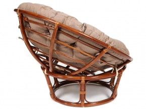 Кресло Papasan 23/01 W с подушкой Pecan, экошерсть Коричневый в Миассе - miass.mebel74.com | фото 2