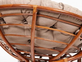 Кресло Papasan 23/01 W с подушкой Pecan, экошерсть Коричневый в Миассе - miass.mebel74.com | фото 4