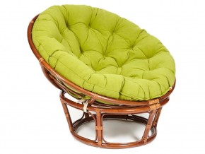 Кресло Papasan 23/01 W с подушкой Pecan, флок Олива в Миассе - miass.mebel74.com | фото