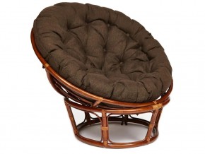 Кресло Papasan 23/01 W с подушкой Pecan, ткань Коричневый в Миассе - miass.mebel74.com | фото