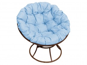 Кресло Папасан без ротанга голубая подушка в Миассе - miass.mebel74.com | фото